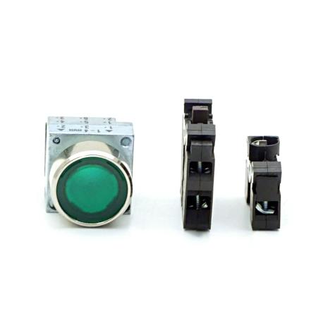 4 Pieces Illuminated push-button green 3SB3605-0AA41 New FS