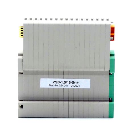 Basisklemmblock ZSB-1.5/16-S/+/- Neu OVP