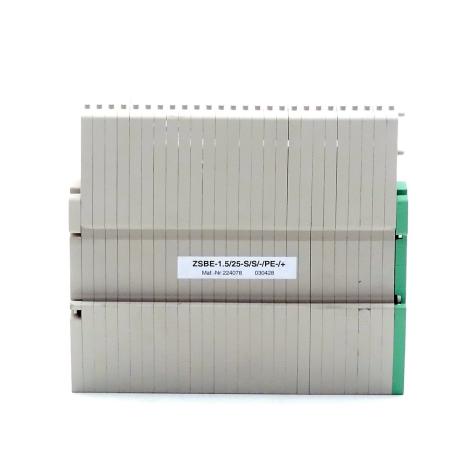 Base terminal block ZSBE-1.5/25-S/S/-PE-/+ New FS