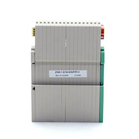 Basisklemmblock ZSB-1.5/16-S/S/P/P/-/- Neu OVP