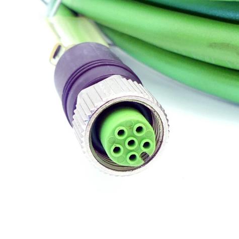 Sensorleitung M12 St. 0° / M12 Bu. 0° A-kod. geschirmt  Neu