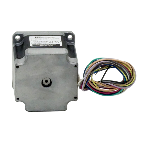 SIZE60 5-Phasen-Schrittmotor 0.72° 0.83Nm Litzen:10 1.4A Frontwelle:8mm  Neu OVP