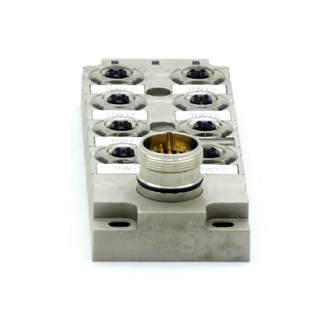 EOL - MVP-Metall, 8xM12, 5pol, Steck. M23 19pol.  Gebraucht