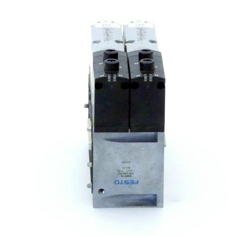 Solenoid valve with manifold plate 32N-AZD-A1-1T1L; VABV-S4-1HS-G14-2T2 539151; 546211 Used