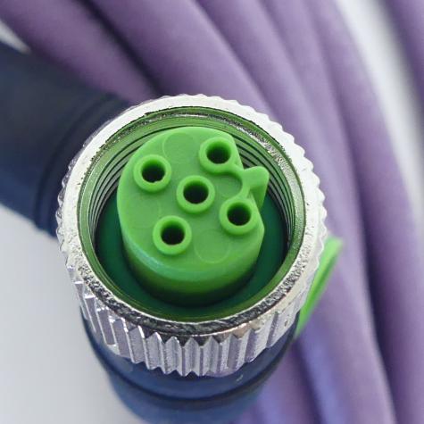 Profibus Kabel M12 St. 0° / M12 Bu. 0° B-kod. geschirmt  Neu OVP