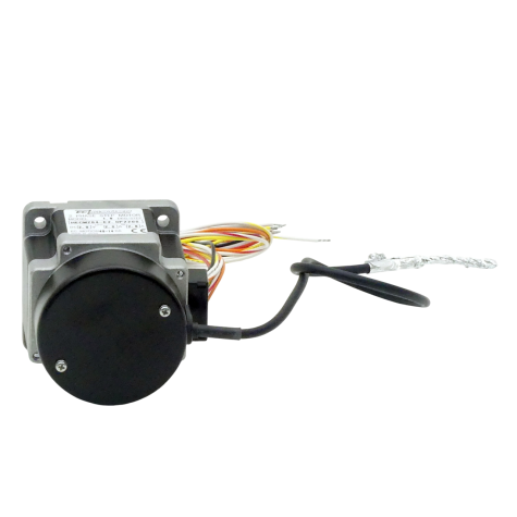 NEMA24 2-Phasen-Schrittmotor 1.8° 0.85Nm Litzen:8 2.0A  Frontwelle:8mm Encoder Line Driver  Neu OVP