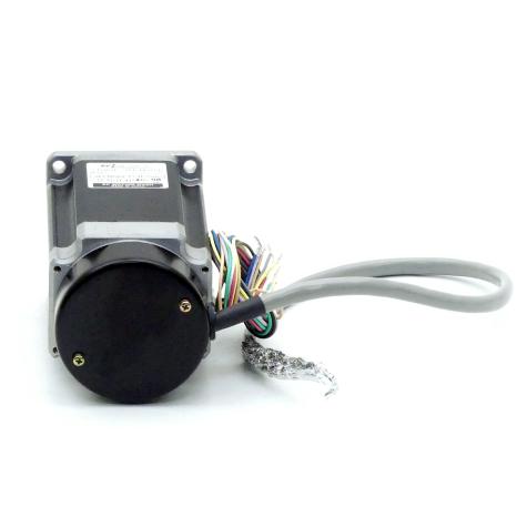 SIZE60 5-Phasen-Schrittmotor 0.72° 1.66Nm Litzen:10 1.4A Frontwelle:8mm Encoder Line Driver  Neu OVP