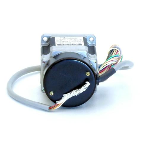 SIZE60 5-Phasen-Schrittmotor 0.72° 0.42Nm Litzen:10 1.4A Frontwelle:8mm Encoder Line Driver  Neu OVP