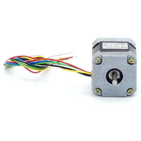 NEMA17 2-Phasen-Schrittmotor 1.8° 0.32Nm Litzen:6 0.4A 2-Wellenenden:5mm  Neu OVP