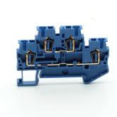 Double level pull spring terminal block STTB 2,5 BU 4017918186821 
