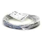 M8 female 0° A-cod. with cable  