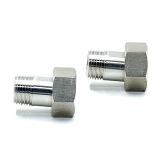 2 Pieces Srew- in adapter for flow sensor G3/4-R1/2/V4A New