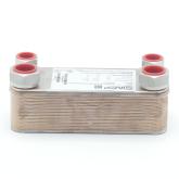 Plate heat exchanger B5THx20/1P-SC-M 2x3/4"INT HEX+2x1/2"INT HEX New