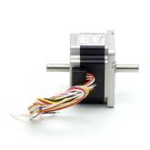 NEMA24 2-phase stepper motor 1.8° 0.85Nm Windings: 8 2.0A  2 shaft ends: 8mm  New FS