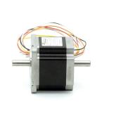 NEMA24 2-Phasen-Schrittmotor 1.8° 1.35Nm Litzen:8 3.0A 2-Wellenenden:8mm  Neu OVP