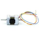 NEMA08 2-phase stepper motor 1.8° 0.014Nm Strands: 4 0.5A 2 shaft ends: 4mm  New FS