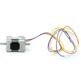 NEMA08 2-phase stepper motor 1.8° 0.017Nm Strands: 4 0.5A 2 shaft ends: 4mm  New FS