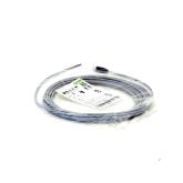 M8 female 0° A-cod. with cable  