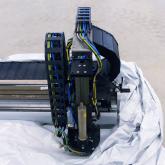 Linear motor axis with guide carrier  New FS