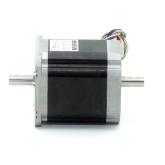 SIZE90 5-Phasen-Schrittmotor 0.72° 4.1Nm Litzen:10 1.4A 2-Wellenenden:12mm  Neu OVP
