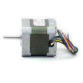 NEMA17 2-Phasen-Schrittmotor 1.8° 0.22Nm Litzen:6 1.2A 2-Wellenenden:5mm  Neu OVP