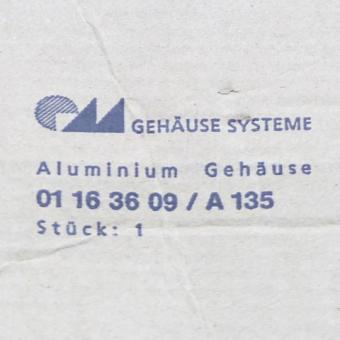 Aluminium Gehäuse A 135 