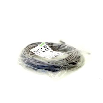 M8 female 0° A-cod. with cable 