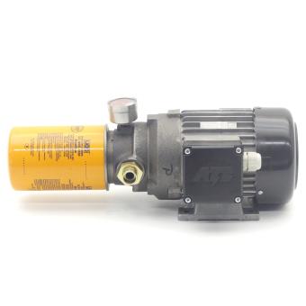 Three-phase motor w. Hydraulic filter 
