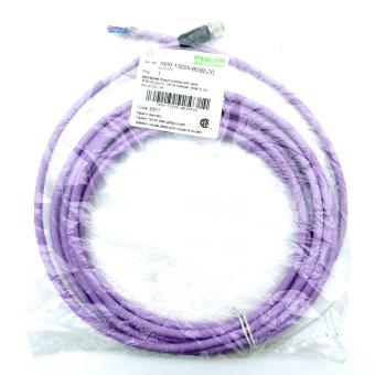 M12 female 0° A-cod. with cable 