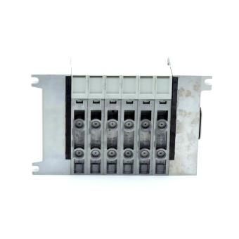 Multi-connection plate (6) 