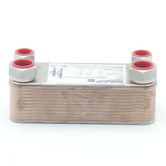 Plate heat exchanger B5THx20/1P-SC-M 2x3/4"INT HEX+2x1/2"INT HEX 