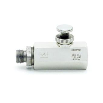 Throttle valve GRO-1/4 