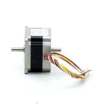 NEMA23 2-Phasen-Schrittmotor 1.8° 0.39Nm Litzen:8 3.0A 2-Wellenenden:6.35mm  