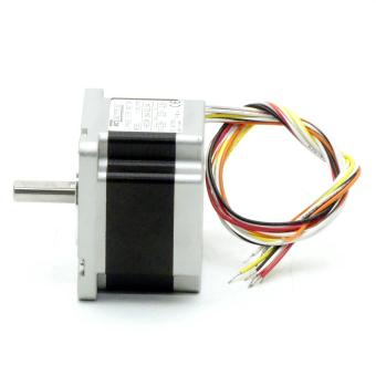 NEMA24 2-phase stepper motor 1.8° 0.85Nm Strands: 8 2.0A Front shaft: 8mm  