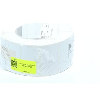 Polyester Etiketten weiß 2100STK pro Rolle  Neu OVP