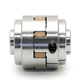 Claw coupling w. clamping hubs 