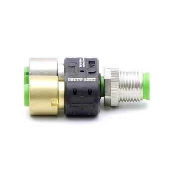 T-Stück SlimLine M12 St. / 2x M12 Bu. A-kod. 