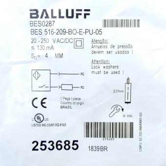 Induktiver Sensor BES0287 