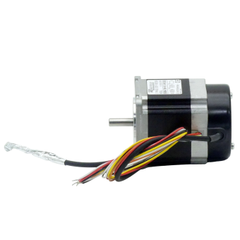 NEMA23 2-phase stepper motor 1.8° 0.9Nm Strands: 8 2.0A Front shaft: 6.35mm Encoder line driver  New FS