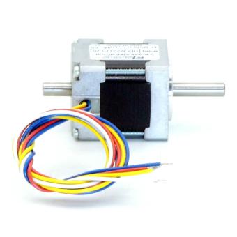 NEMA11 2-Phasen-Schrittmotor 1.8° 0.078Nm Litzen:4 1.2A 2-Wellenenden:5mm  Neu OVP