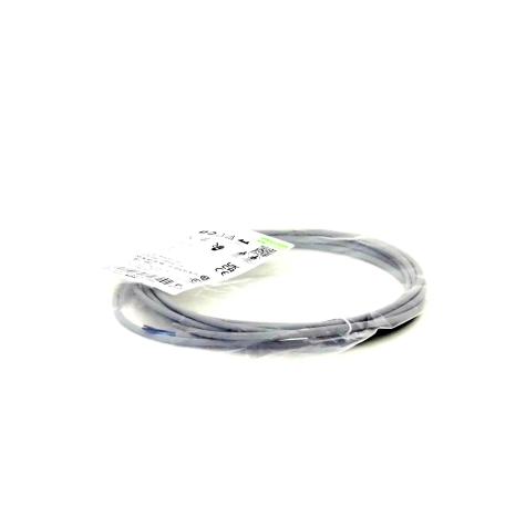M8 female 0° A-cod. with cable  