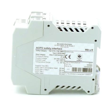 Modulares Sicherheits-Interface  MSI-s/R 