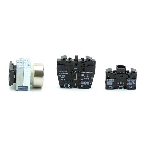 4 Pieces Illuminated push-button green 3SB3605-0AA41 New FS
