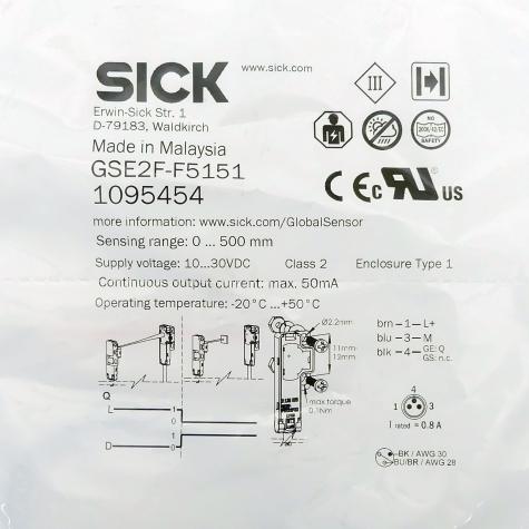 Miniatur-Lichtschranken GSE2F-F5151  Neu OVP