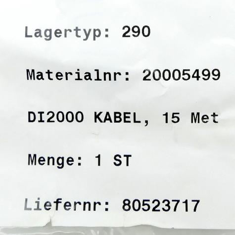 DI2000 Kabel  Neu OVP