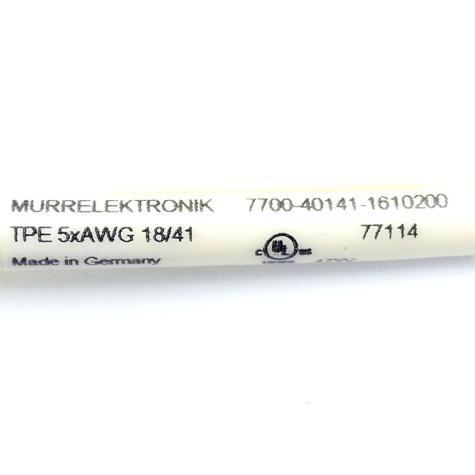 Sensor-/Aktor Kabel M12 St. 0° / M12 Bu. 90° A-kod.  Neu OVP
