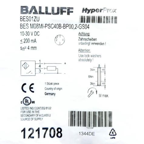 Induktiver Sensor BES01ZU Neu OVP