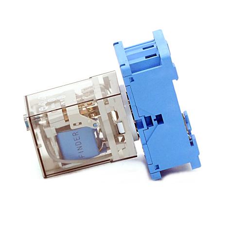 Relay with socket 90.112 10A 400 VAC Used