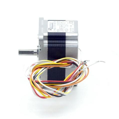 NEMA23 2-phase stepper motor 1.8° 0.39Nm Strands: 8 1.0A Front shaft: 6.35mm  New FS
