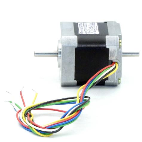 NEMA17 2-Phasen-Schrittmotor 1.8° 0.32Nm Litzen:6 0.4A 2-Wellenenden:5mm  Neu OVP